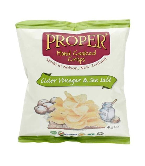 Cider Vinegar & Sea Salt 40g-Indulgence-Proper Crisps-iPantry-australia