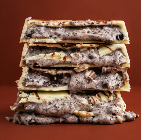 Choced Cookies and Cream Chocolate Block