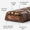 Custard Protein Bar Choc Fudge Brownie - Box of 12-Muscle Nation-iPantry-australia