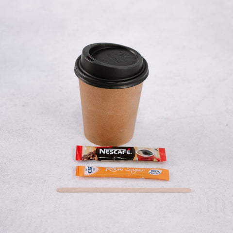 Decaf Coffee Kit (Cup, Lid, Stirrer, Sugar Sachet & Nescafe Decaf Coffee Sachet)-CATERING IN MELBOURNE-FIG-iPantry-australia