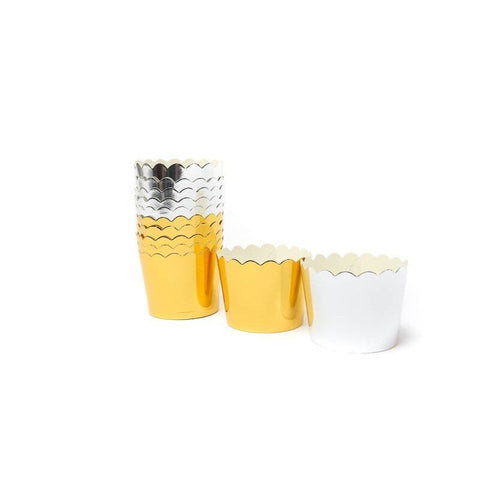 Foil Card Baking Cups (25 Pack) - Silver-PAPYRUS-iPantry-australia