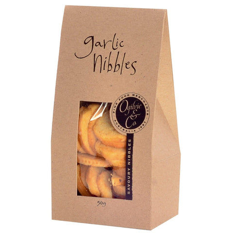 Garlic Nibbles Tents 50g-Ogilvie and Co Fine Food-iPantry-australia