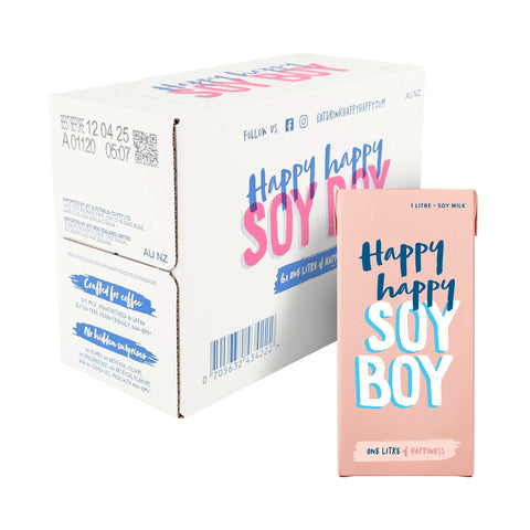 Happy Happy Soy Boy 6 x 1L (Box) - Happy Happy Soy Boy