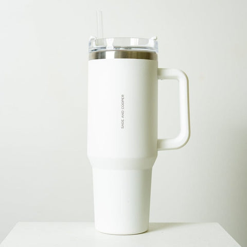 Hippo Bottle White 1.2L-Sage and Copper-iPantry-australia