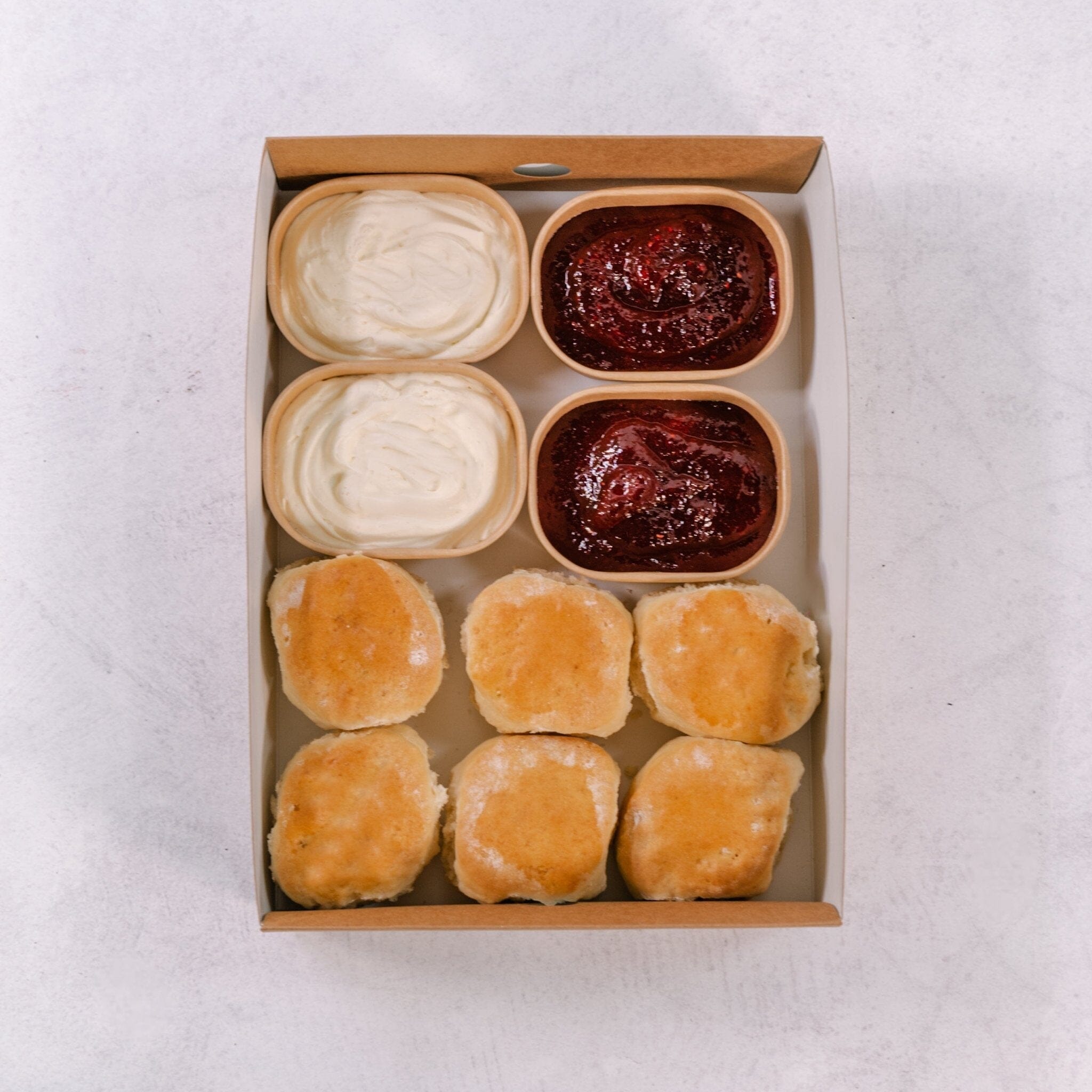 FIG Housemade Scones with Raspberry Jam & Whipped Cream | Serves 4-6 ...