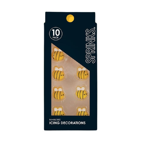 Icing Decorations - Bumble Bee (10 Pieces)-Sprinks-iPantry-australia