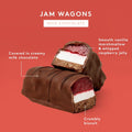 Jam Wagons Bar Trio Milk Chocolate 105g-Indulgence-Koko Black-iPantry-australia