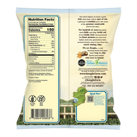 Keogh's Irish Potato Chips Original Atlantic Sea Salt | 125g