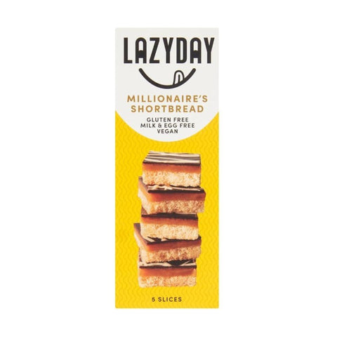Lazy Day Foods Vegan & Gluten Free Millionaire's Shortbread | 150g