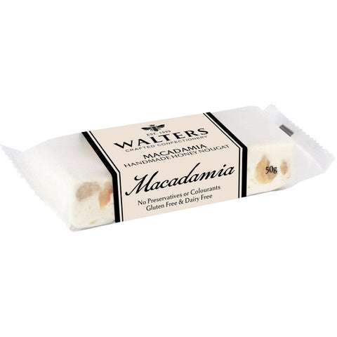Macadamia Nougat 50g-Walters Crafted Confectionery-iPantry-australia