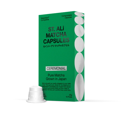 ST. ALi Ceremonial Grade Matcha Capsules | 10 Pack