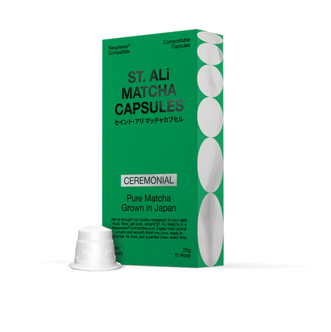 ST. ALi Ceremonial Grade Matcha Capsules | 10 Pack