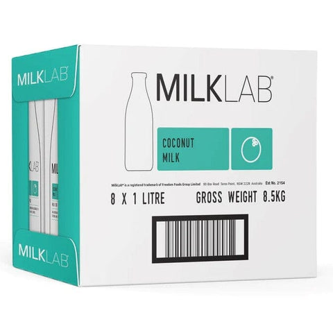 MILKLAB Coconut Milk 2 Boxes | 8 x 1L