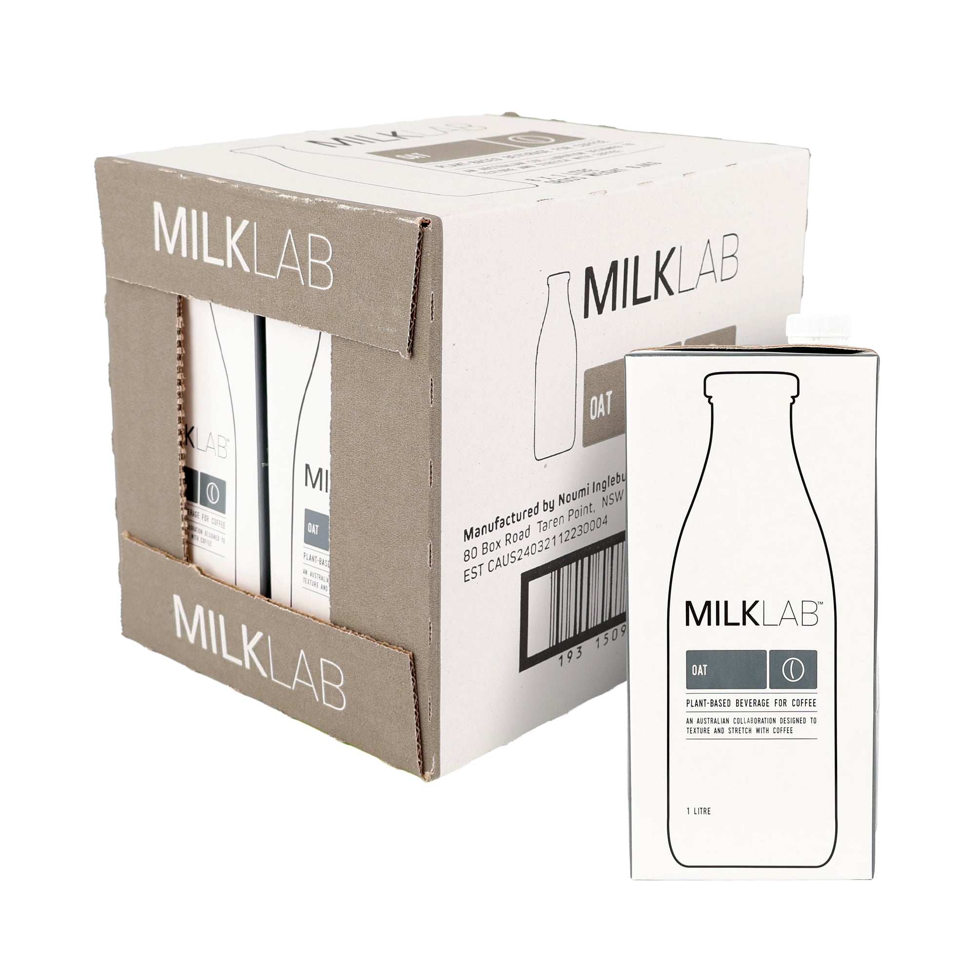 MILKLAB Oat Milk Box | 8 x 1L