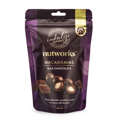 Nutworks Milk Choc Macadamias SUP 75g-Nutworks-iPantry-australia