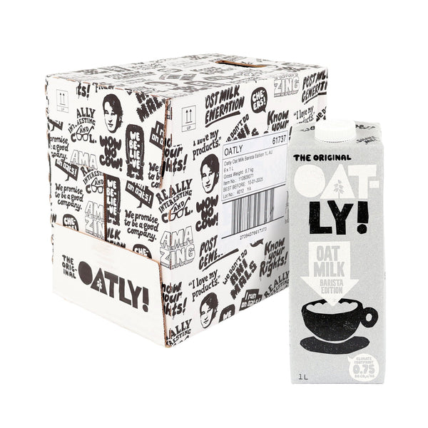 Oatly Oat Milk Barista Edition Box | 6 x 1L – Bulk Eats Warehouse