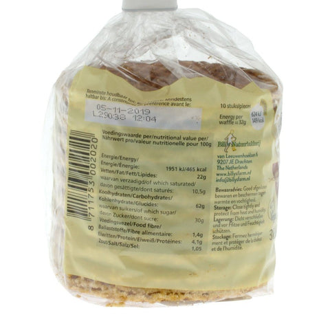 Organic Wheat Syrup Waffles 315g-Indulgence-Billy's Farm-iPantry-australia