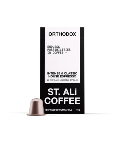 ST. ALi Orthodox Blend Coffee Capsules Carton 6 x 10 Pack