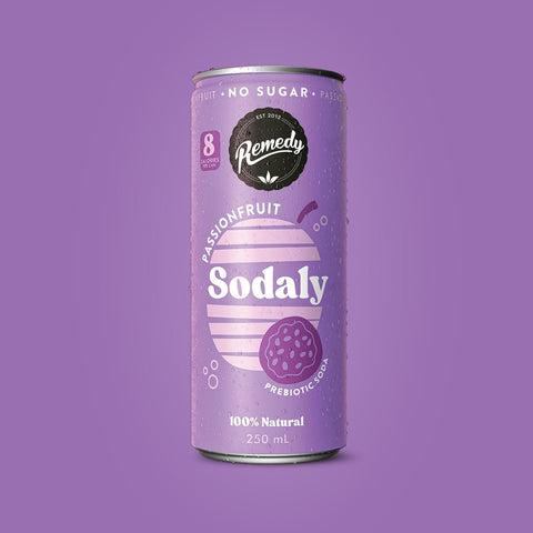 Passionfruit Sodaly 4Pk 250ml - Remedy
