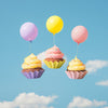 Pastel Mix Bloom Baking Cups In Pvc Box - 25 Pack-PAPYRUS-iPantry-australia