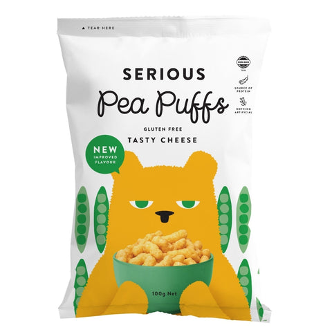 Serious Pea Puffs Tasty Cheese | 100g