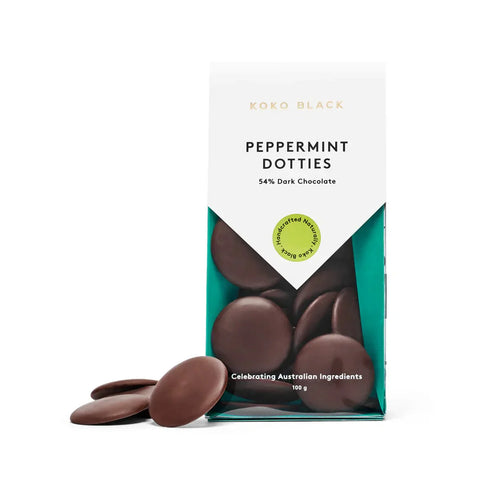 Koko Black Peppermint Dotties Dark | 100g