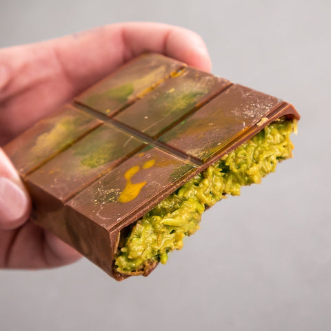 Choced Pistachio Kunafa Chocolate Block