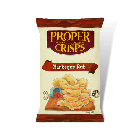 Proper Crisps Barbeque Rub 150g-Indulgence-Proper Crisps-iPantry-australia