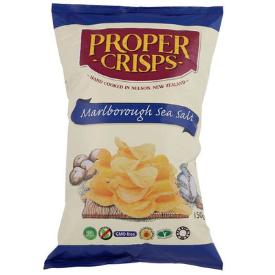 Proper Crisps Marlborough Sea Salt 150g-Indulgence-Proper Crisps-iPantry-australia