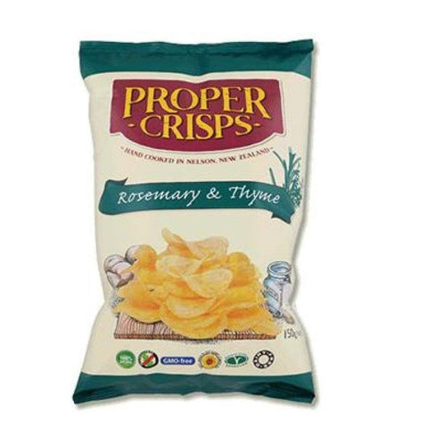 Proper Crisps Rosemary & Thyme 150g-Indulgence-Proper Crisps-iPantry-australia