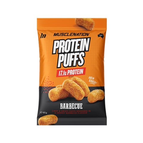 Protein Puffs BBQ - Box of 6-Muscle Nation-iPantry-australia