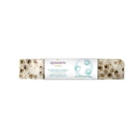 Quaranta Hazelnut Hard Nougat Bar 180g-Indulgence-Quaranta-iPantry-australia