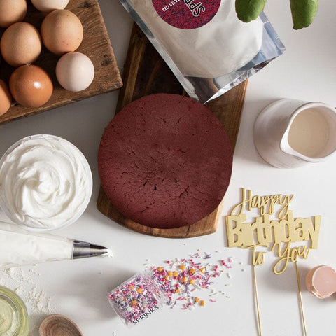 Red Velvet Mud Cake Mix (500g)-Sprinks-iPantry-australia
