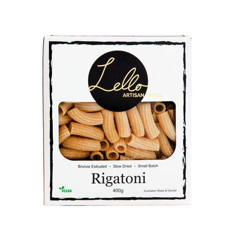 Lello Pasta Lello Pasta Bar Rigatoni | 400g – Bulk Eats Warehouse