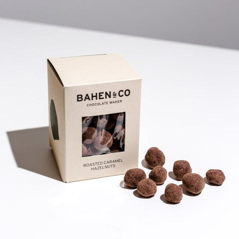 Roasted Caramel Hazelnuts Chocolate Coated 100g-Indulgence-Bahen & Co-iPantry-australia