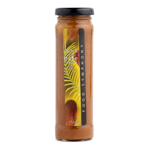 Rum and Sticky Date Sauce with Coconut 150ml-Pantry-Food Symphony-iPantry-australia