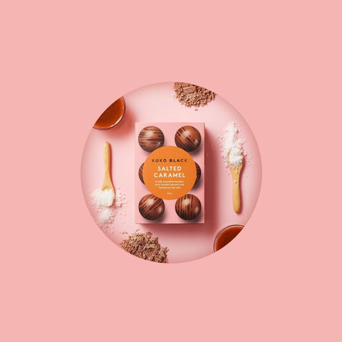 Koko Black Salted Caramel Marbles | 54g - (BB 9/07/2026)