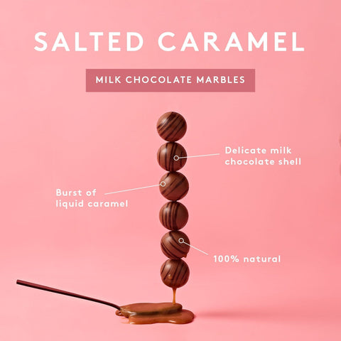 Koko Black Salted Caramel Marbles | 54g - (BB 9/07/2026)