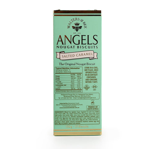 Walters Angels Nougat Biscuits Salted Caramel | 150g