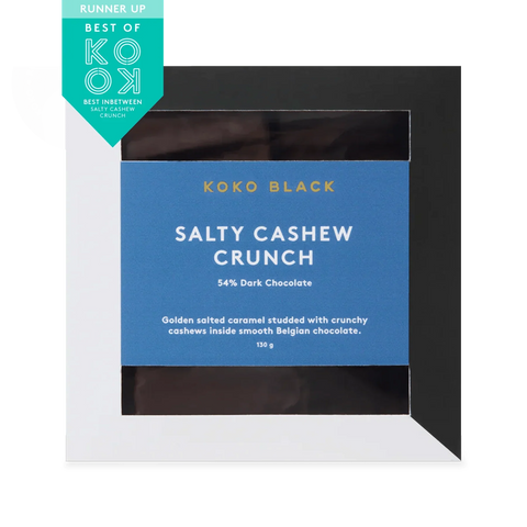Koko Black Salty Cashew Crunch Dark Chocolate | 130g