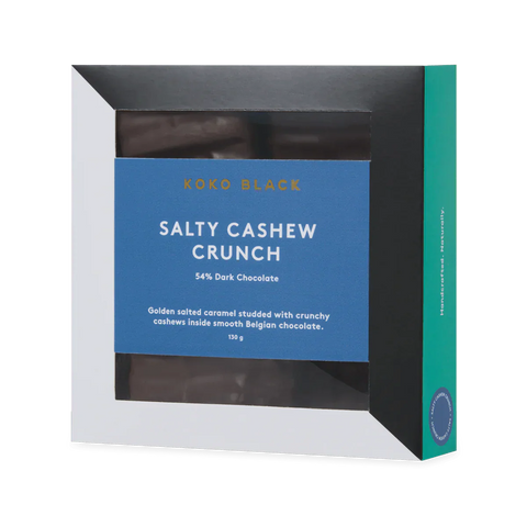 Koko Black Salty Cashew Crunch Dark Chocolate | 130g