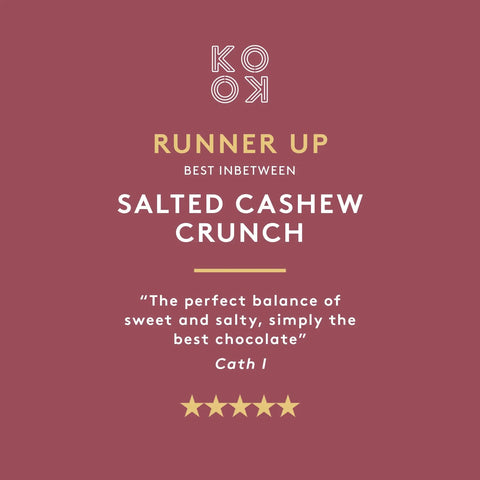 Koko Black Salty Cashew Crunch Dark Chocolate | 130g