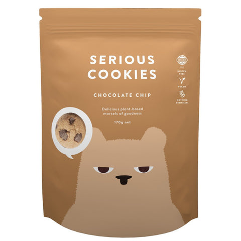 Serious Cookies Choc Chip 170g - Serious Food Co.