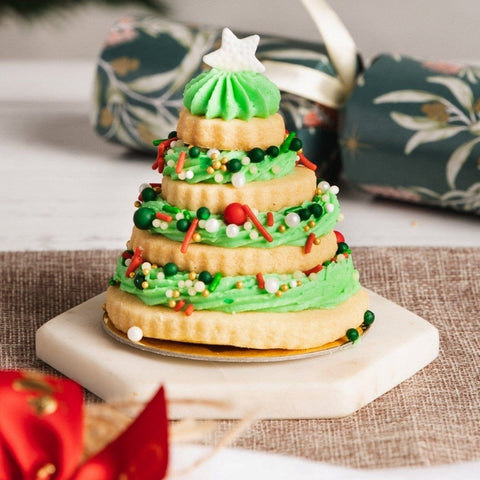 Jolly Miller Christmas Shortbread Tree Stack