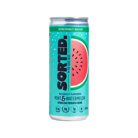 Sorted Prebiotic Sparkling - Mint & Watermelon | 250mL