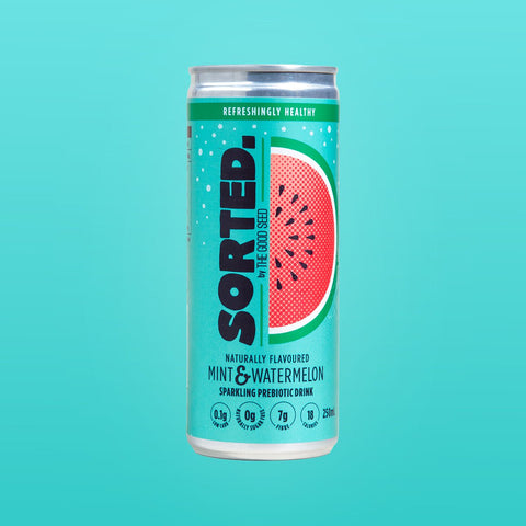 Sorted Prebiotic Sparkling - Mint & Watermelon | 250mL