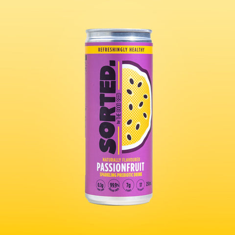 Sorted Prebiotic Sparkling - Passionfruit | 250mL