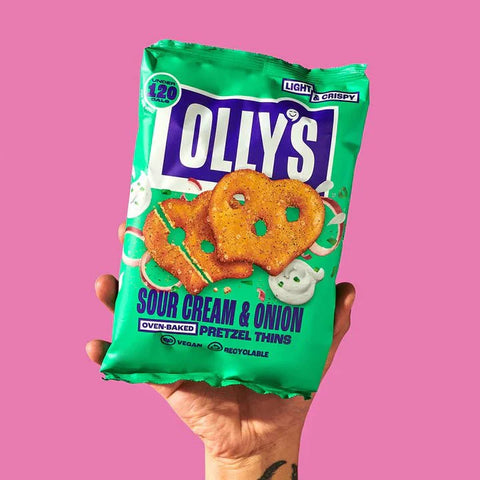 Sour Cream & Onion Pretzel Thins - Olly's