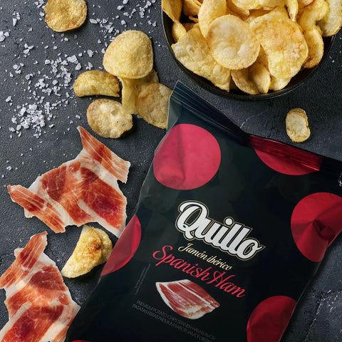 Quillo Spanish Ham Chips | 130g