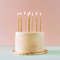 Spiral Cake Candles Gold (Pack Of 12)-Cake & Candle-iPantry-australia